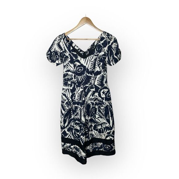 Marc Jacobs Palm Print Cotton Dress Size 8 - Picture 1 of 7